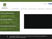 Tablet Screenshot of chateaumiromesnil.com